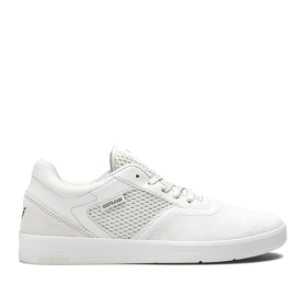 Supra Mens SAINT Bone/bone Low Top Shoes | CA-46667